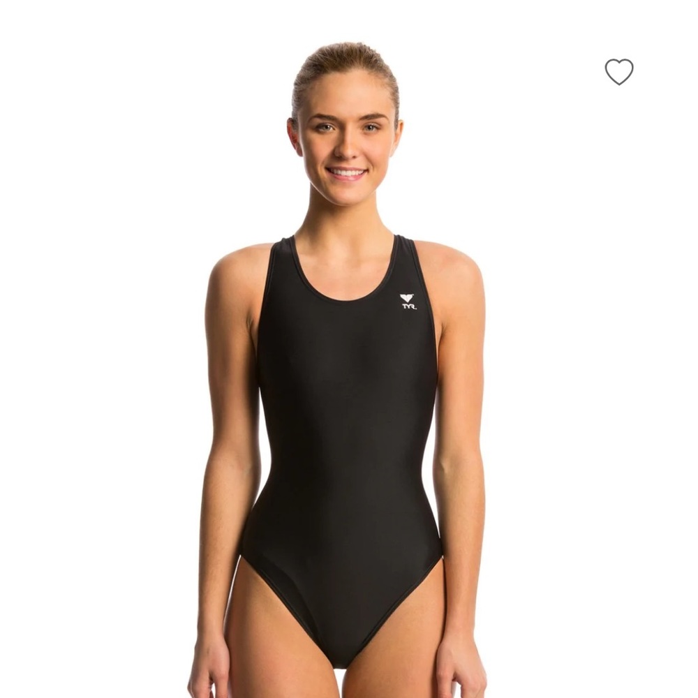 NWT • TyreCo • Solid MaxFit One-Piece Swimsuit